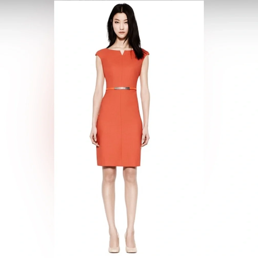 Tory Burch Orange Poppy Sheath Dress – Size 0